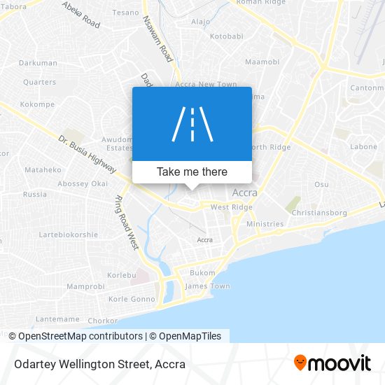 Odartey Wellington Street map