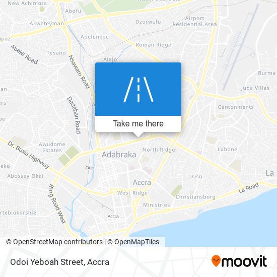 Odoi Yeboah Street map