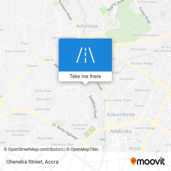 Oheneba Street map
