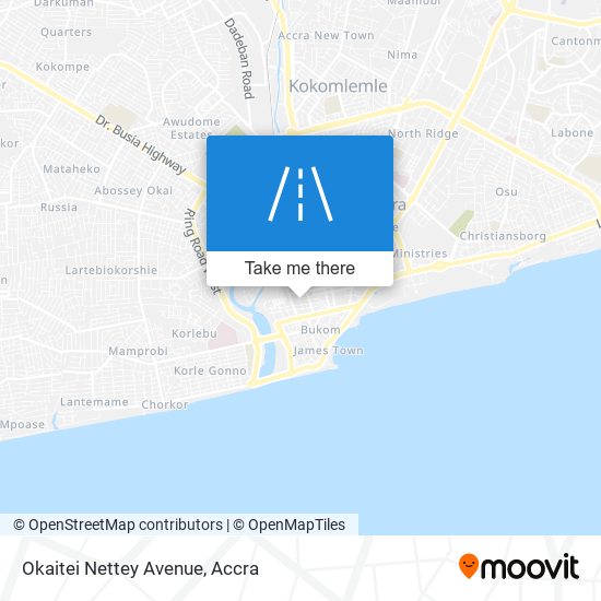 Okaitei Nettey Avenue map