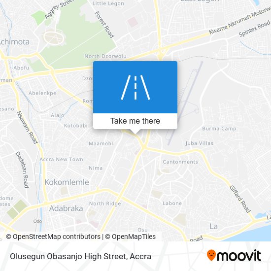 Olusegun Obasanjo High Street map