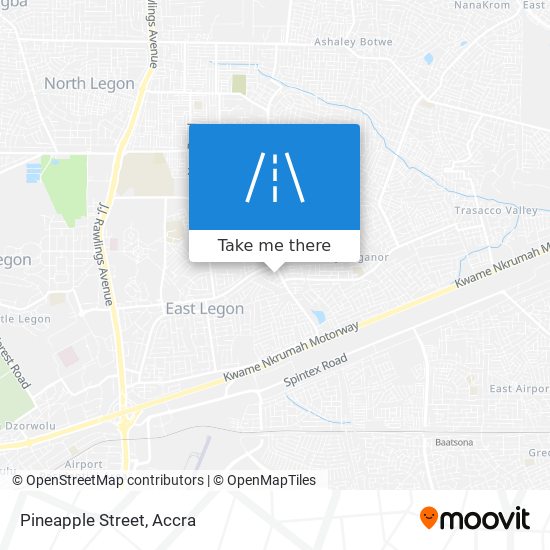 Pineapple Street map