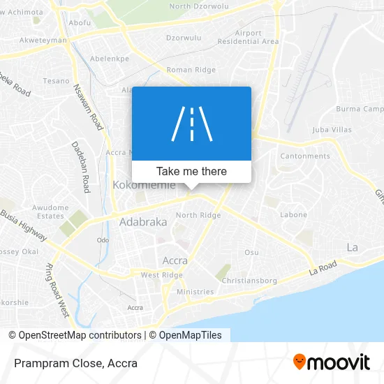 Prampram Close map