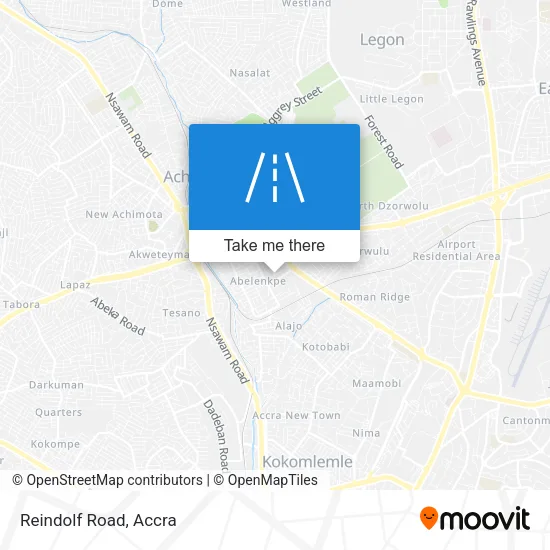 Reindolf Road map