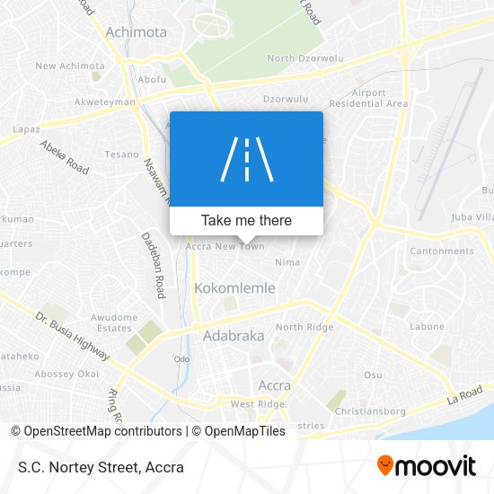 S.C. Nortey Street map