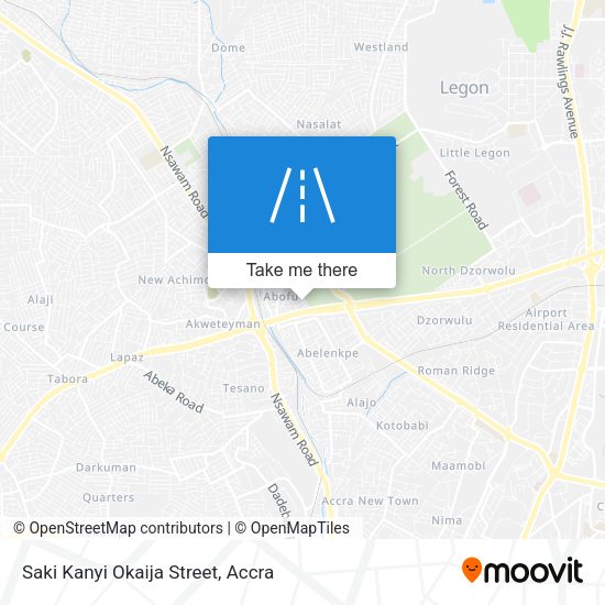 Saki Kanyi Okaija Street map