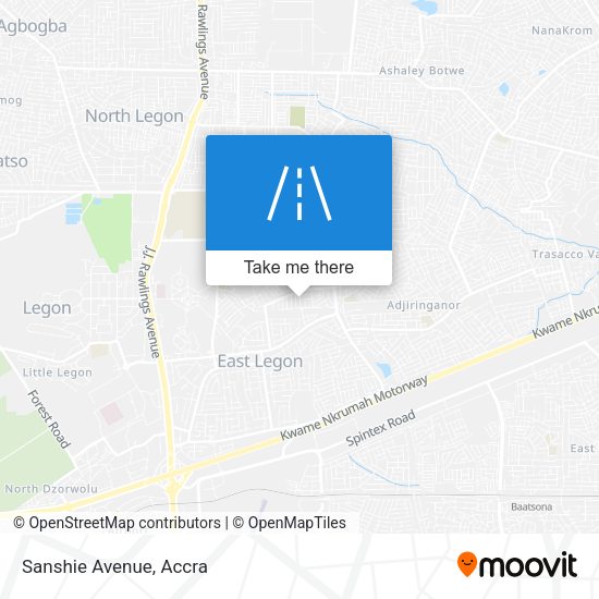 Sanshie Avenue map