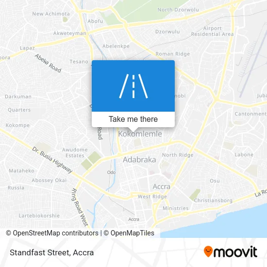 Standfast Street map