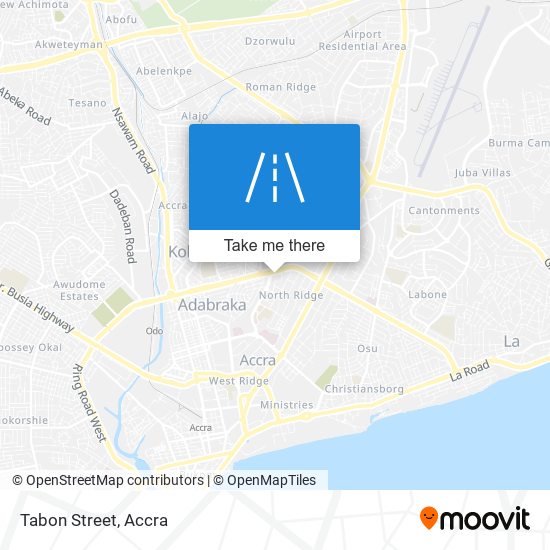 Tabon Street map