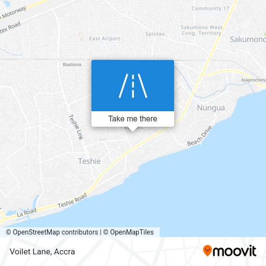Voilet Lane map