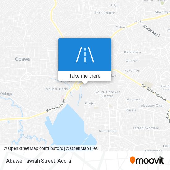 Abawe Tawiah Street map