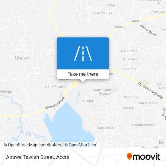 Abawe Tawiah Street map