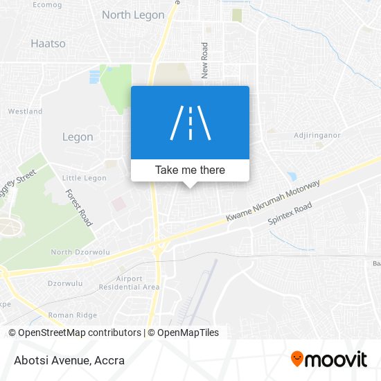 Abotsi Avenue map
