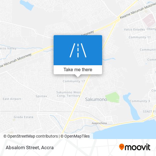Absalom Street map