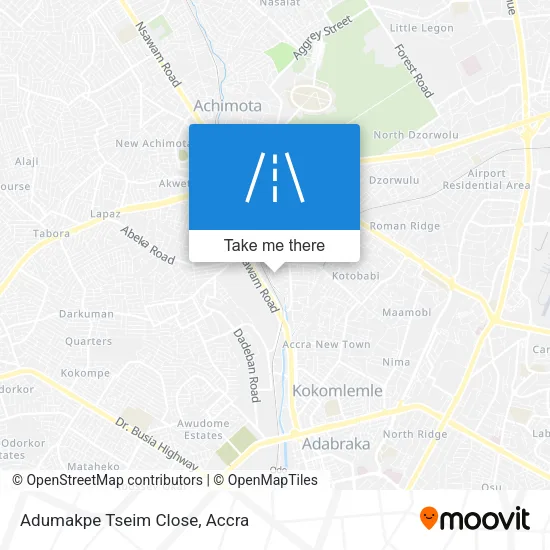 Adumakpe Tseim Close map