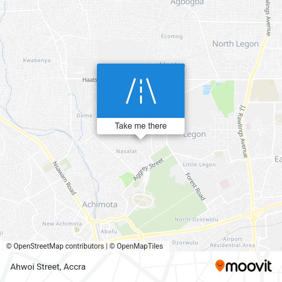 Ahwoi Street map