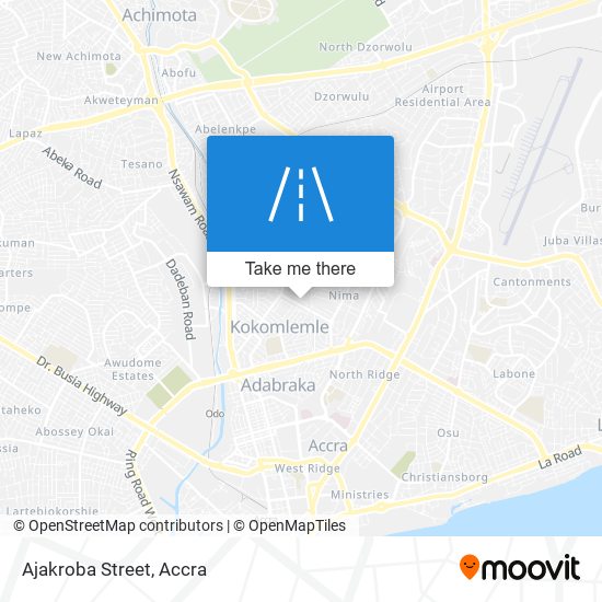 Ajakroba Street map