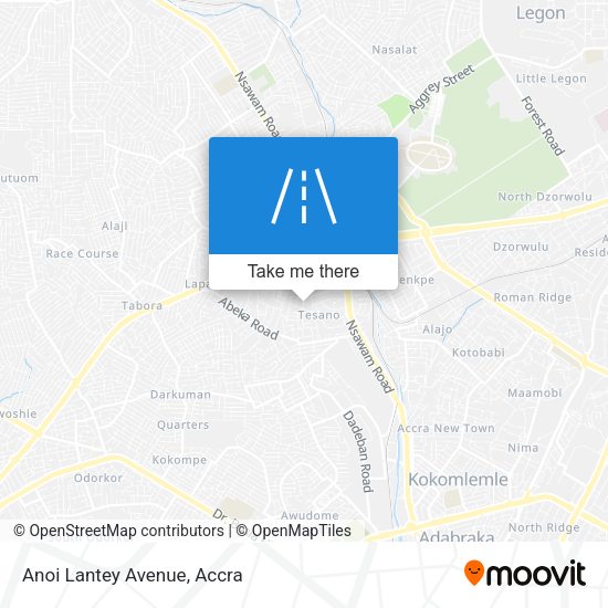 Anoi Lantey Avenue map