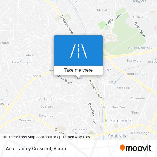 Anoi Lantey Crescent map