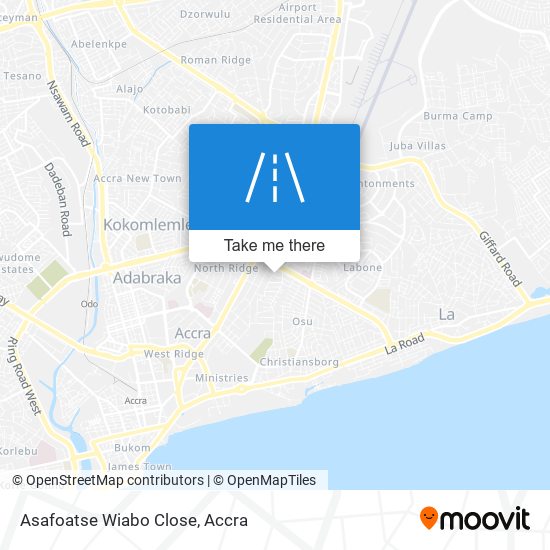 Asafoatse Wiabo Close map