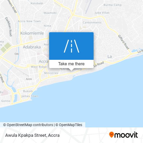 Awula Kpakpa Street map