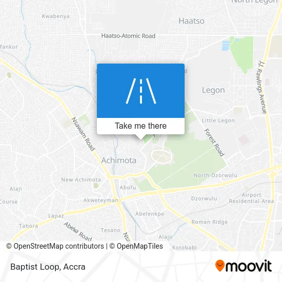 Baptist Loop map