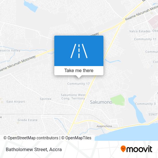 Batholomew Street map