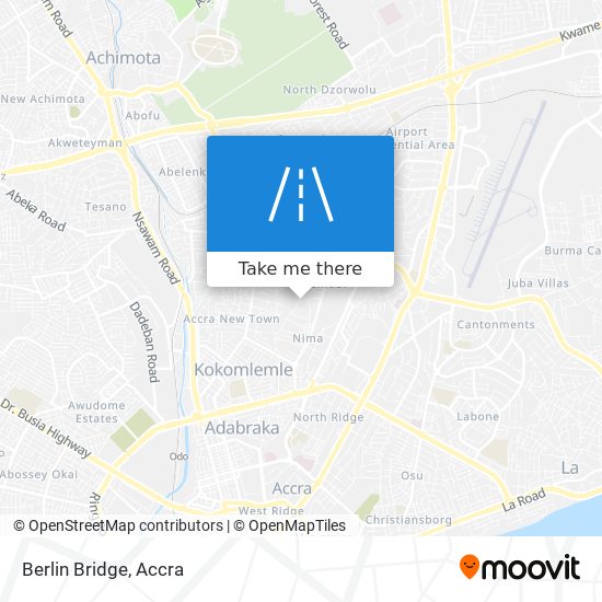 Berlin Bridge map