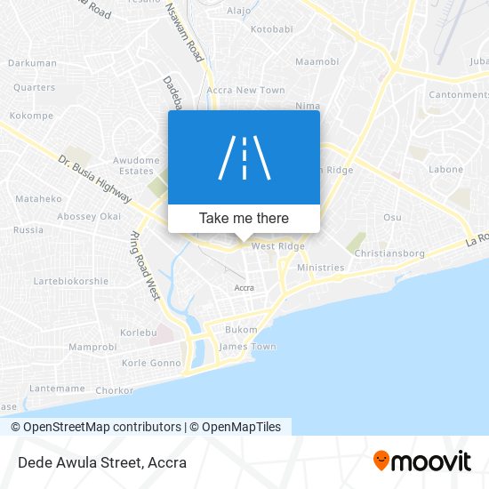 Dede Awula Street map