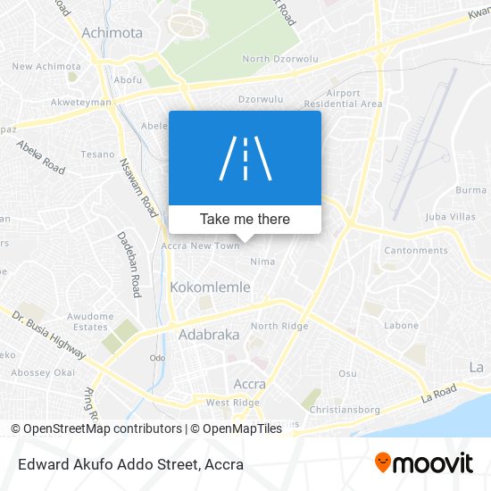 Edward Akufo Addo Street map