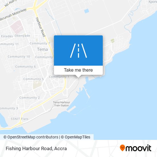 Fishing Harbour Road map