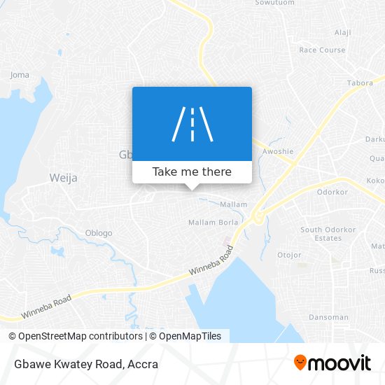 Gbawe Kwatey Road map