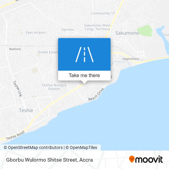 Gborbu Wulormo Shitse Street map