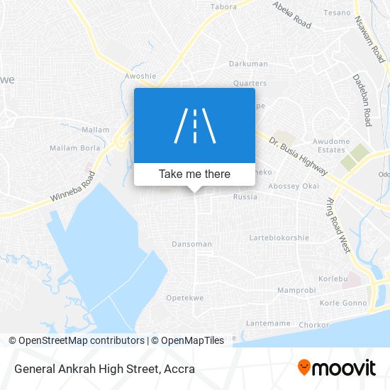 General Ankrah High Street map
