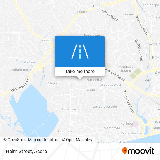 Halm Street map