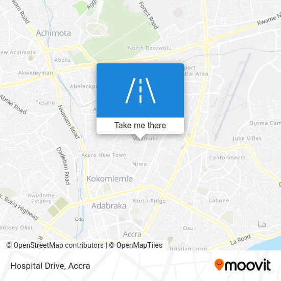 Hospital Drive map