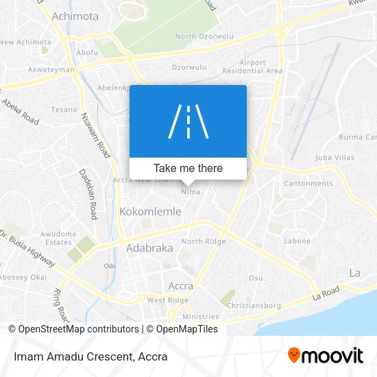Imam Amadu Crescent map