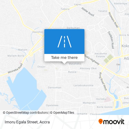 Imoru Egala Street map