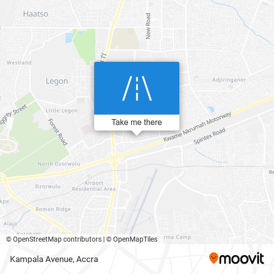 Kampala Avenue map