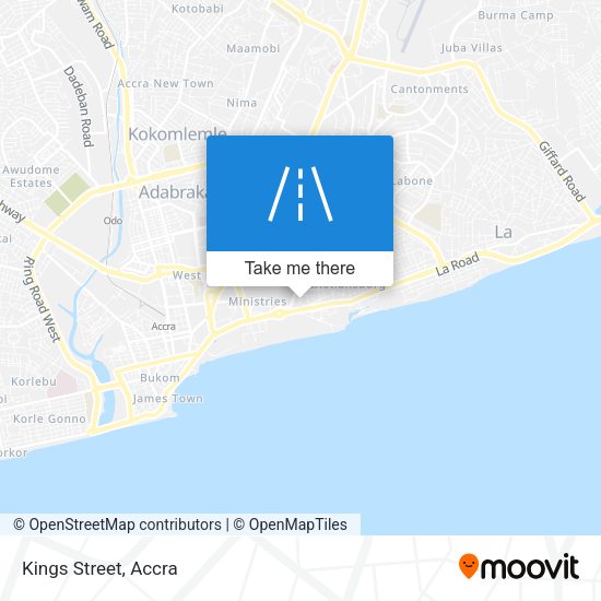 Kings Street map