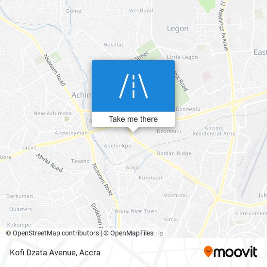 Kofi Dzata Avenue map