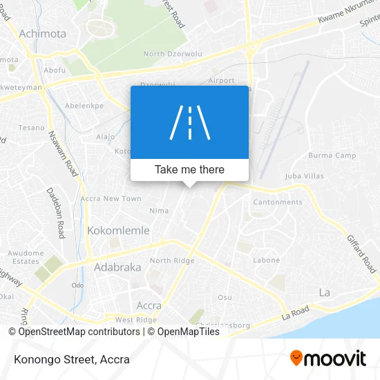 Konongo Street map