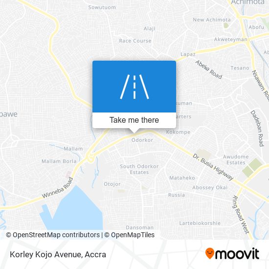 Korley Kojo Avenue map