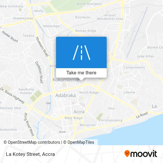 La Kotey Street map