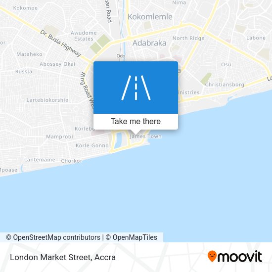 London Market Street map