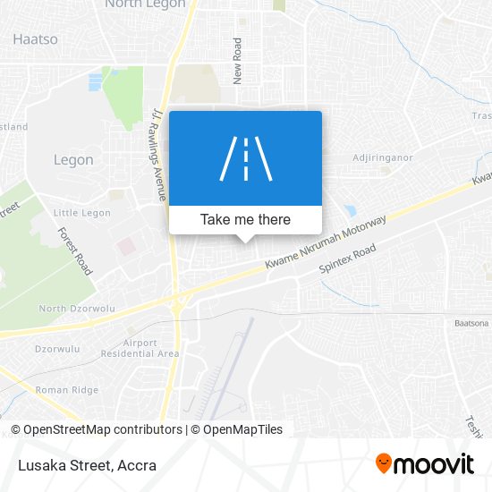 Lusaka Street map