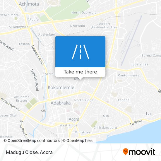 Madugu Close map