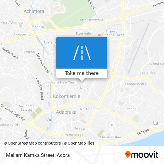Mallam Kamka Street map