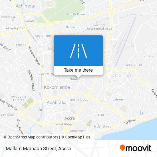 Mallam Marhaba Street map