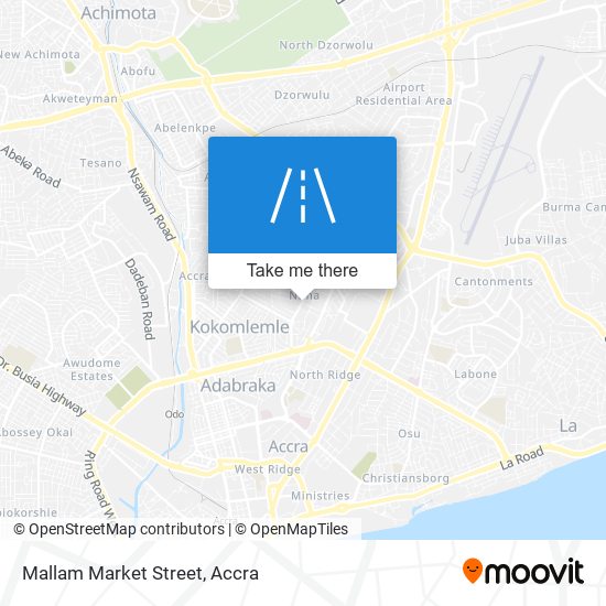 Mallam Market Street map